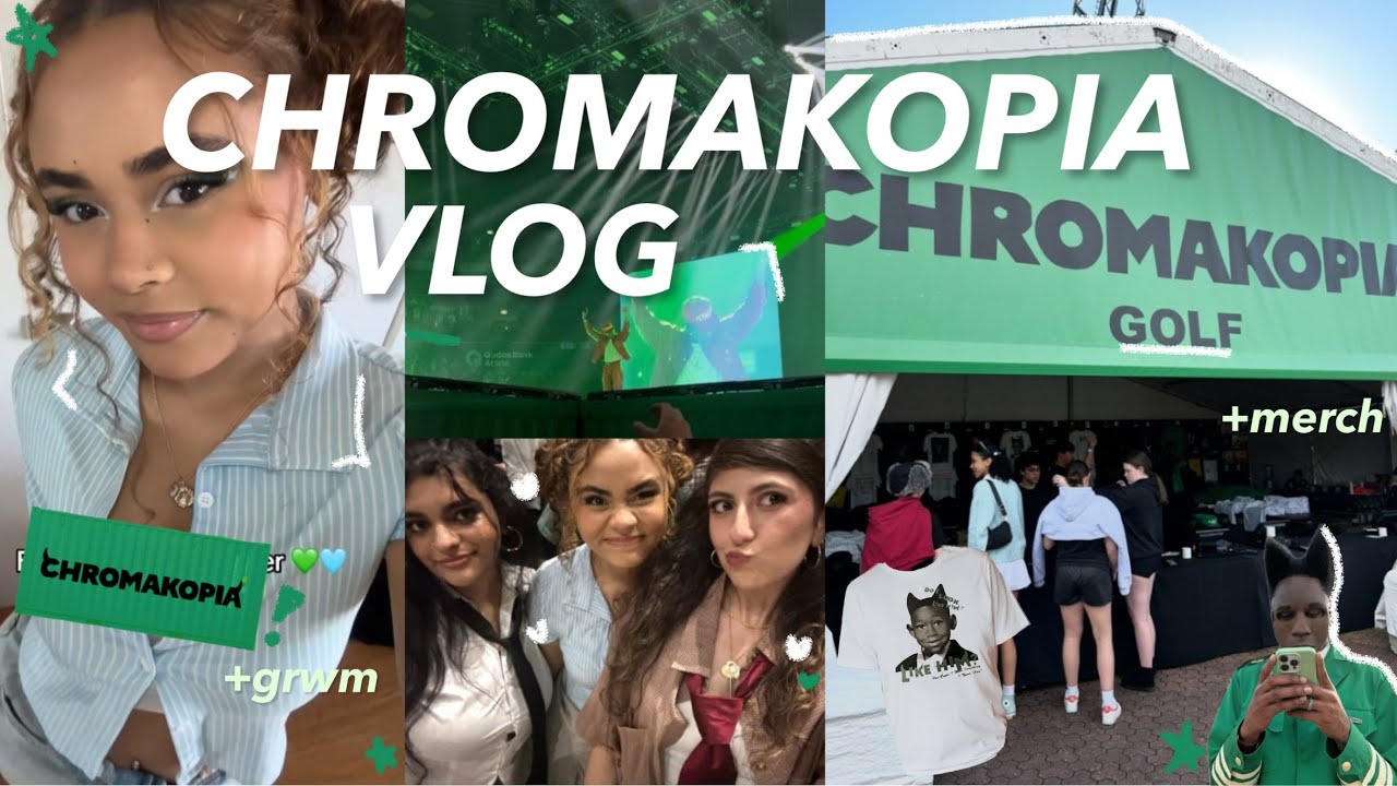 MEETING TYLER THE CREATOR 💚 | Chromakpia Vlog + GRWM ⭐️