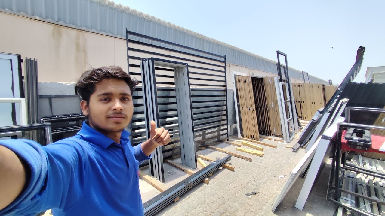 How Wat Make Video Almunium Fabrication working UAE 🇦🇪 Glass Fitting And Fix 🤔 #youtube #abudhabi
