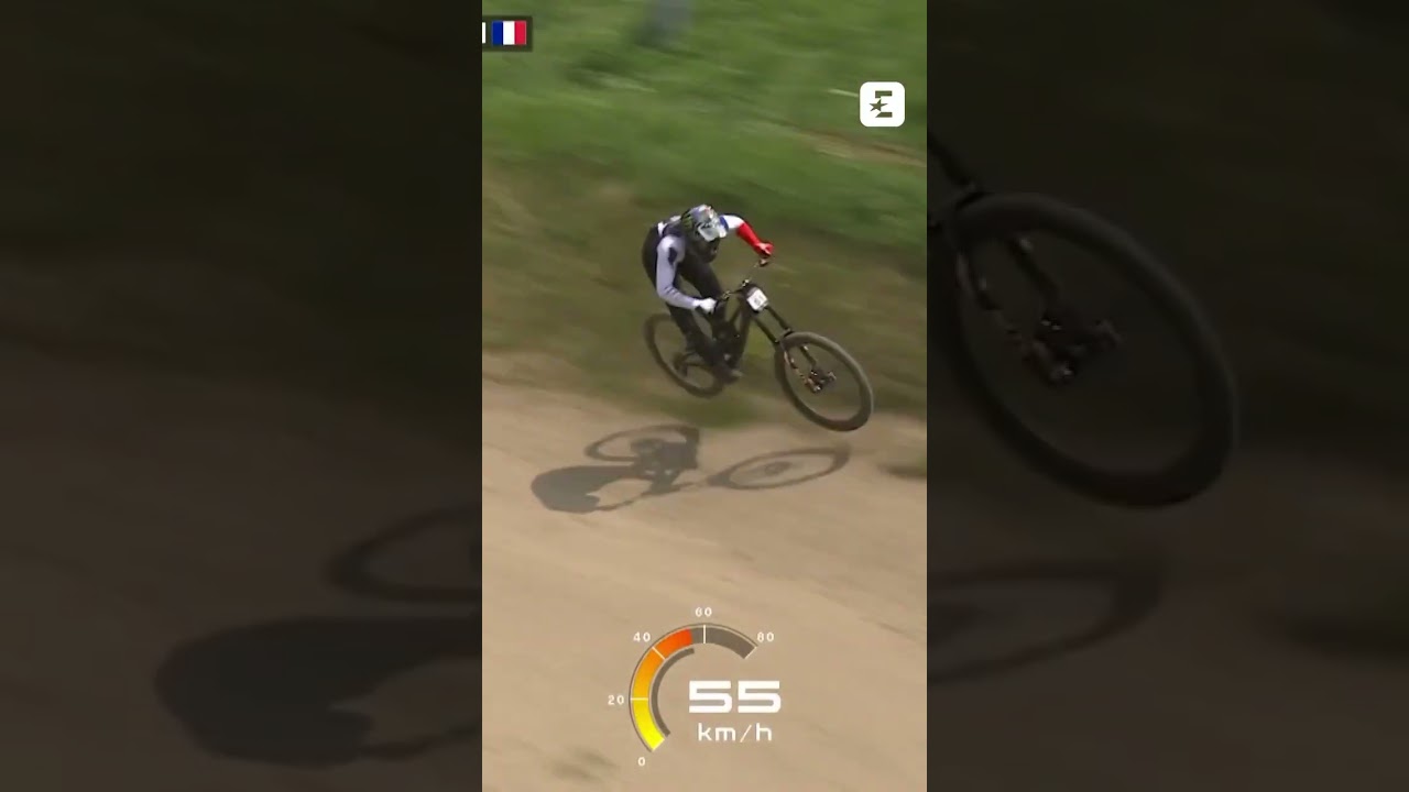 🚴🏻😳 INCROYABLE ! Quel run de Thibaut Dapr&eacute;la malgr&eacute; les soucis techniques ! #highlights #shorts