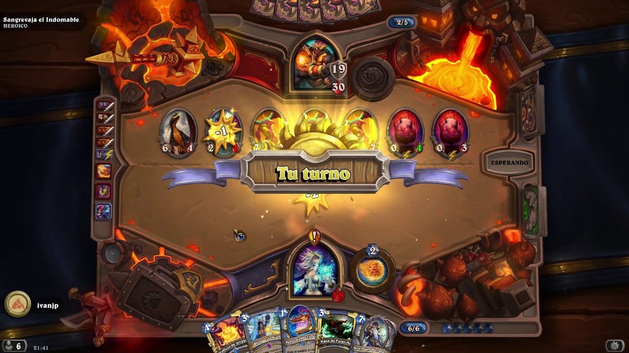 Hearthstone - Montaña roca negra heroico (Sangrevaja el indomable )