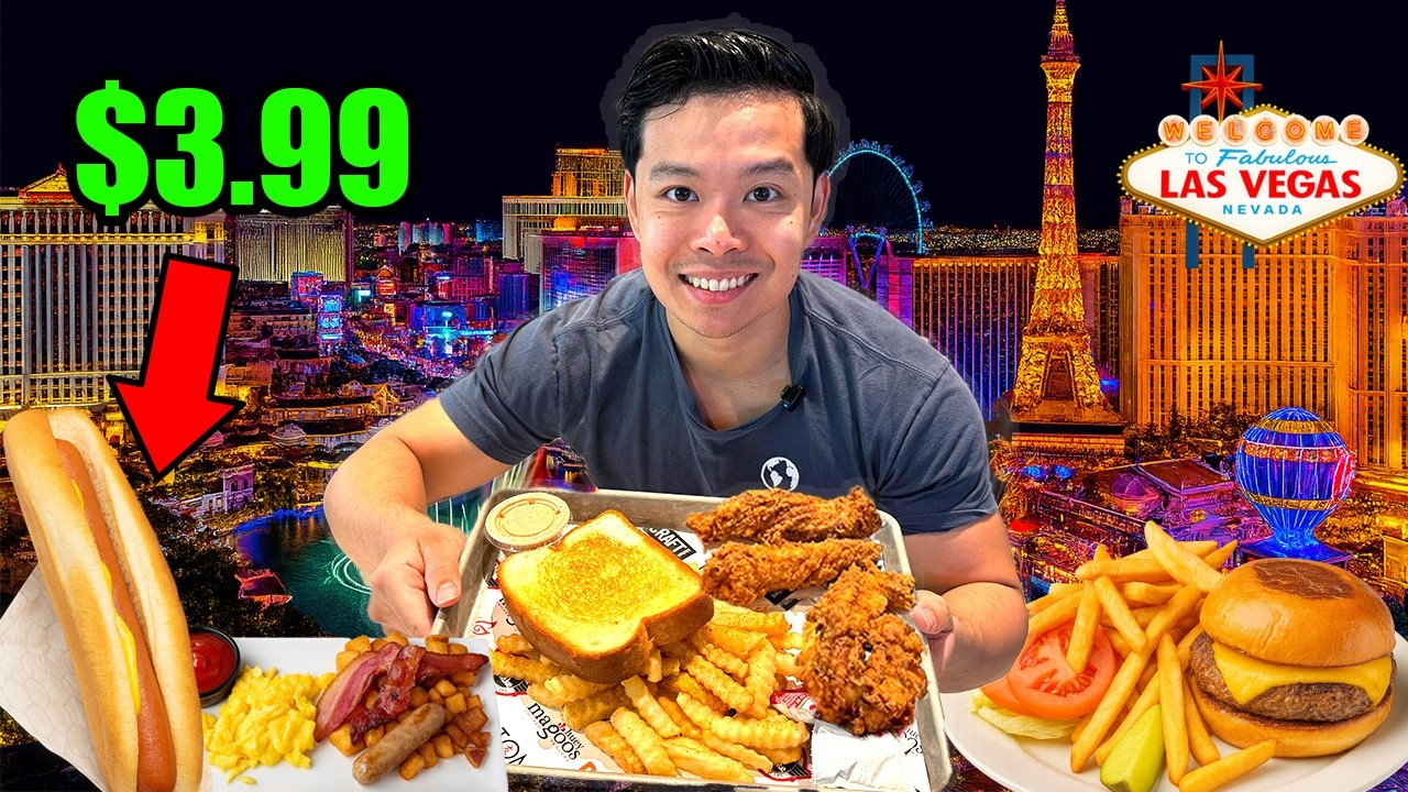 The BEST Las Vegas Strip CHEAP EATS In 2025! (Updated Food Tour!)