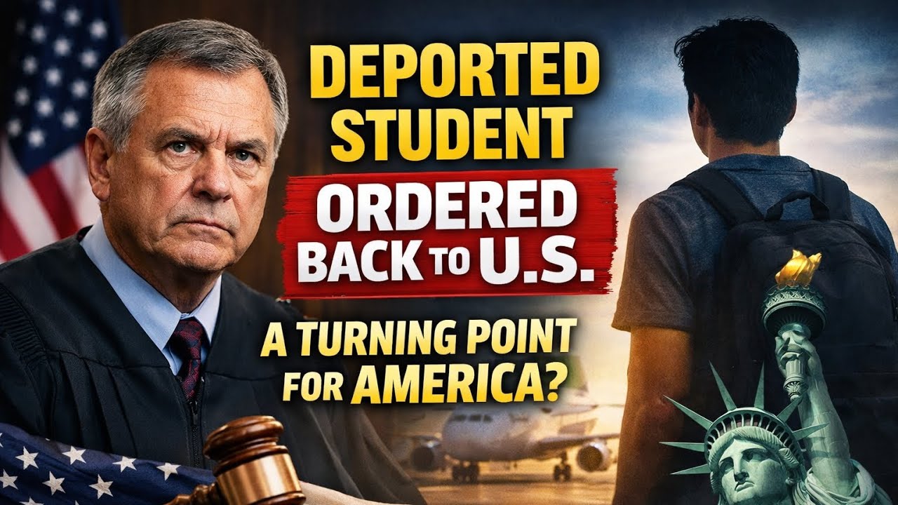 Federal Judge Orders Deported Student Back to U.S. – Is America’s Legal System at a Turning Point?