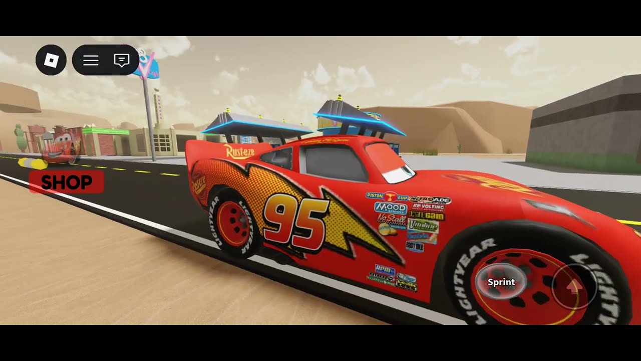 To day i am ganna spend time with lightning Mcqueen our legend and old friend
