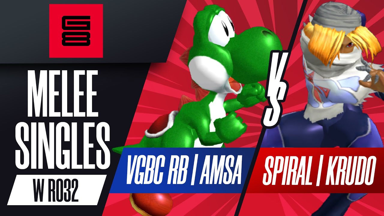 VGBC RB | Amsa vs. Spiral | Krudo - Melee Singles Winners Round of 32 - Genesis 8