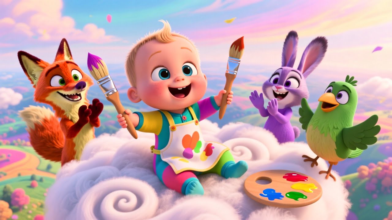 Color World Play Time 🎨🌈 Fun Kids Song | Learn Colors & Play