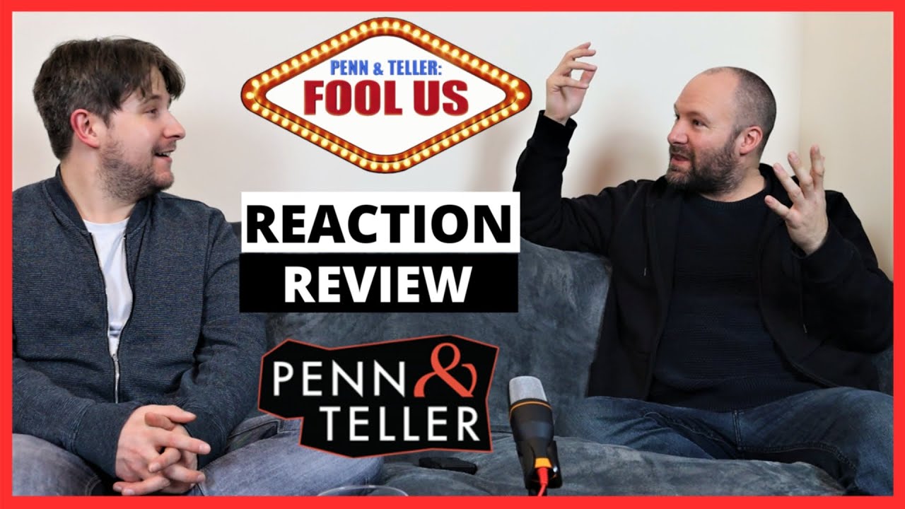 MAGICIAN REACTS and REVIEWS - PENN and TELLER Fish Phone (Fool Us Performance)