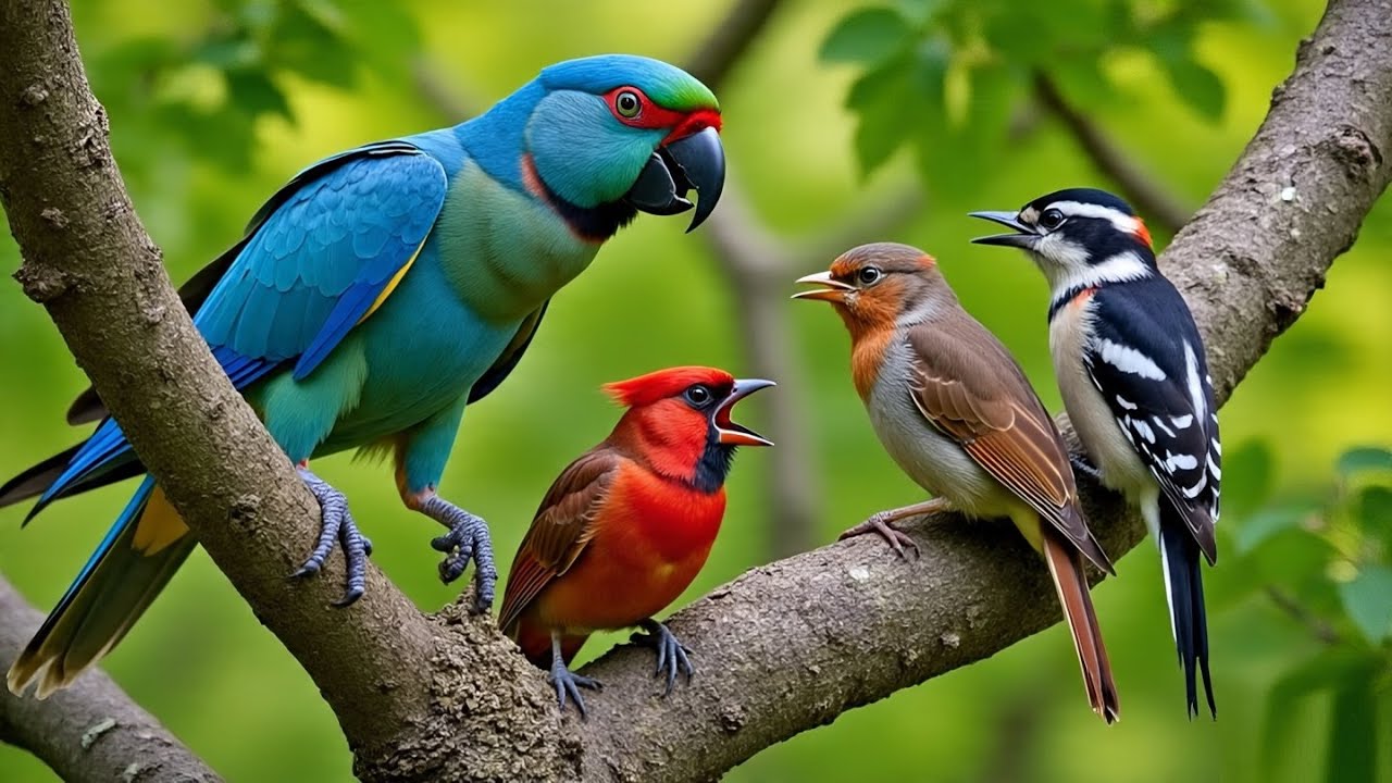 Aves Incre&iacute;bles Cantando Libres En La Naturaleza