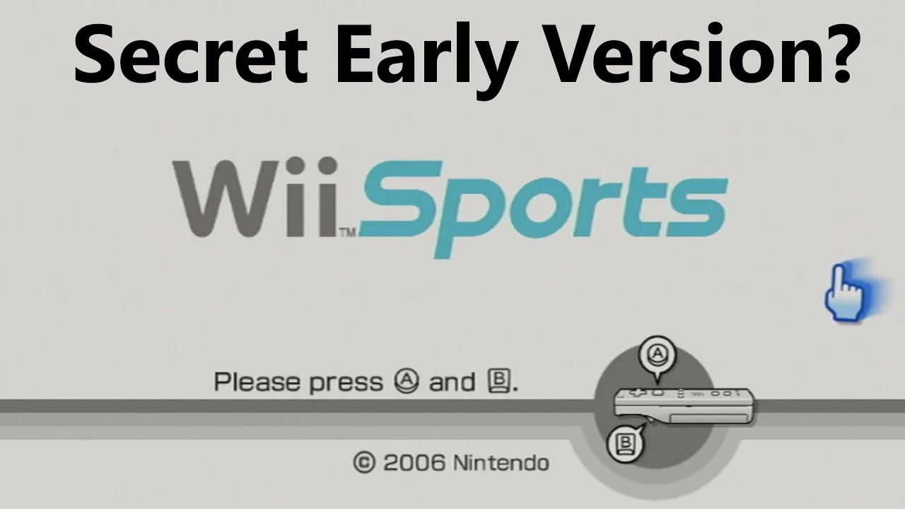 Различия версий Wii Sports