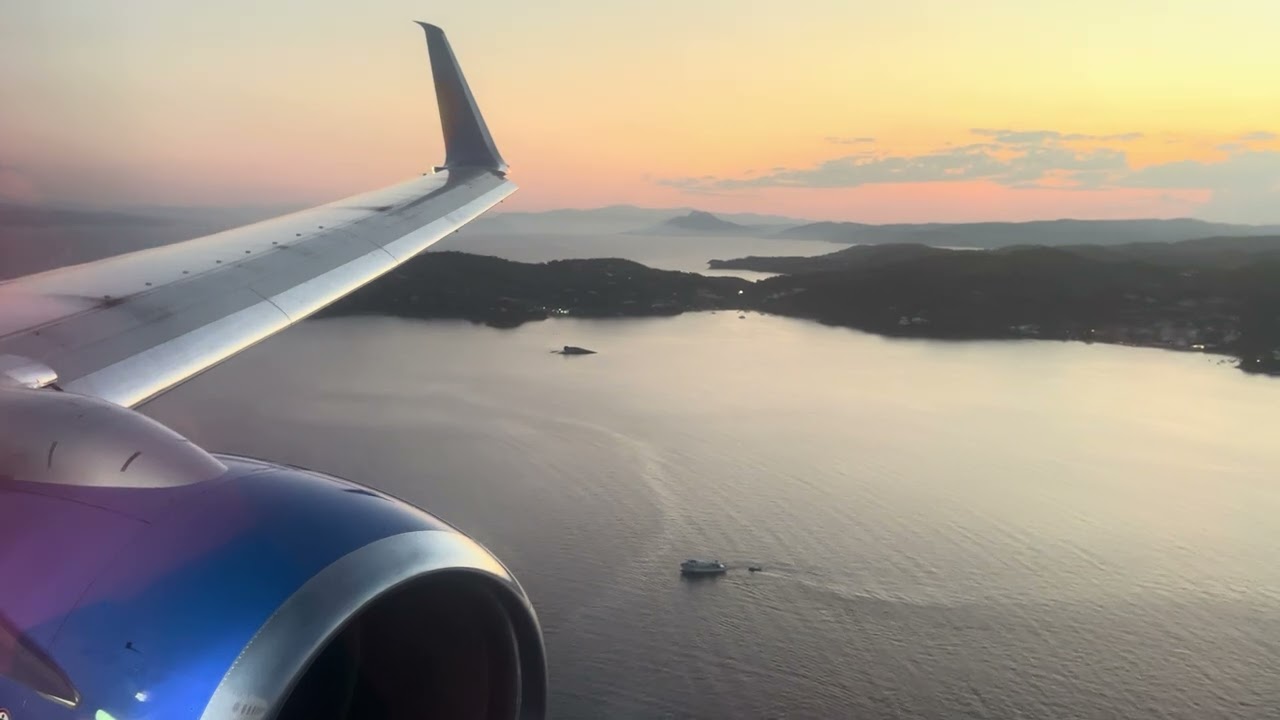 Jet2 - Boeing 737-800 -Approach & Landing at Skiathos
