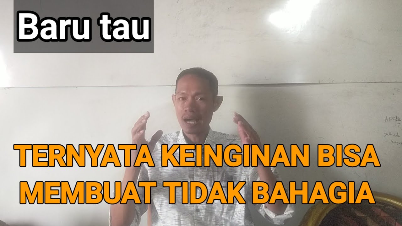 BUKAN HARTA, BUKAN UANG, BUKAN JABATAN YANG MEMBUAT BAHAGIA, TAPI KEINGINAN DITEMPAT YANG BENAR.