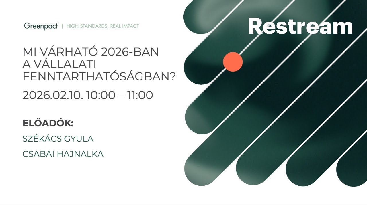 ESG 2026: kilátások, megfelelés és minden a szabályzáson túl