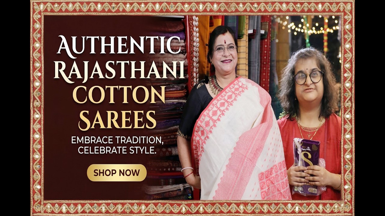 Avantika`s || Rajasthani Cotton Sarees