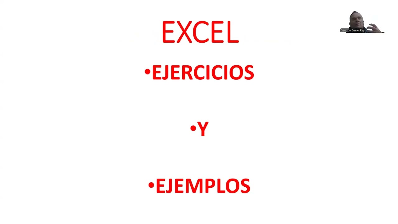 124. Excel: Breves conceptos y ejemplos basicos