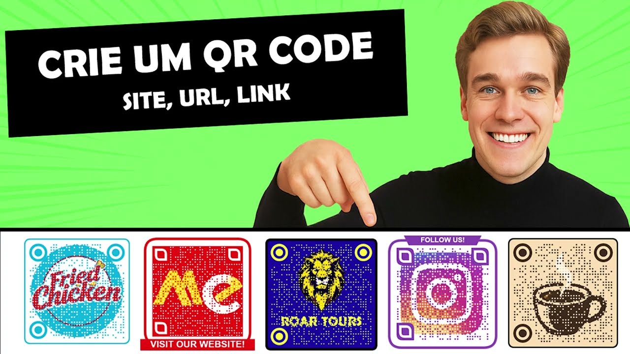 Como criar um QR CODE com o seu logotipo para site, link ou URL