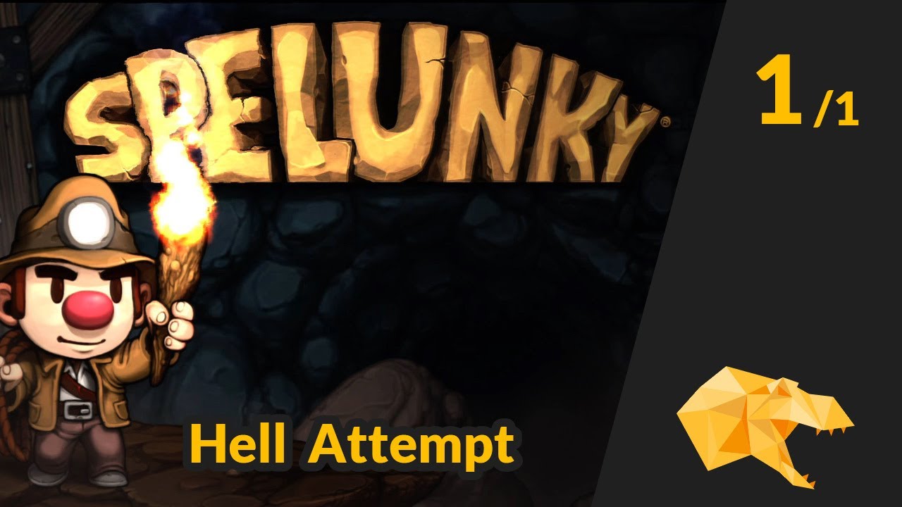 Great Hell Attempt + Bonus Nonsense Clip [Spelunky]