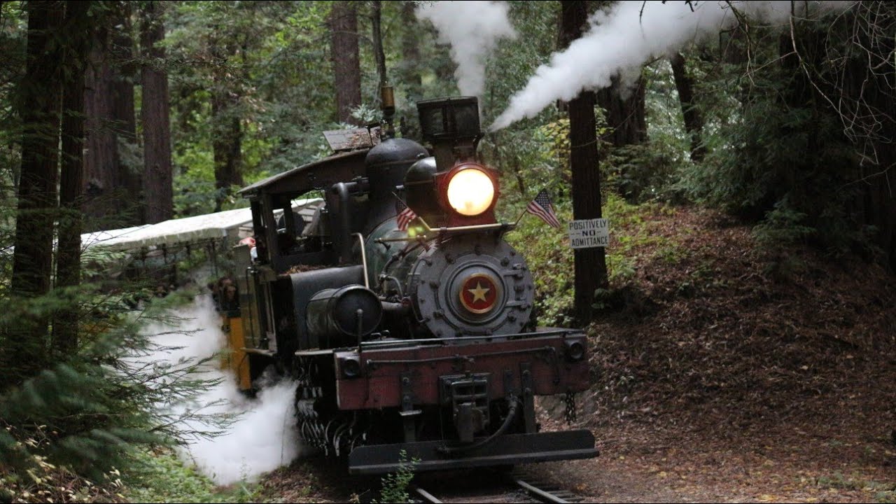 Roaring Camp Railroad, First Steam Train Run of December 2024
