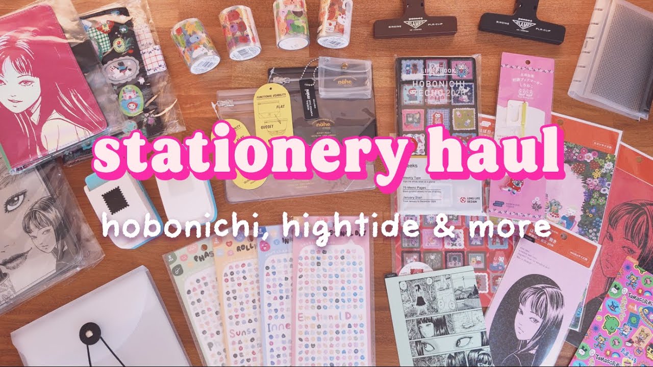 Покупка канцелярских товаров ★ Hobonichi, Hightide, Loft и многое другое