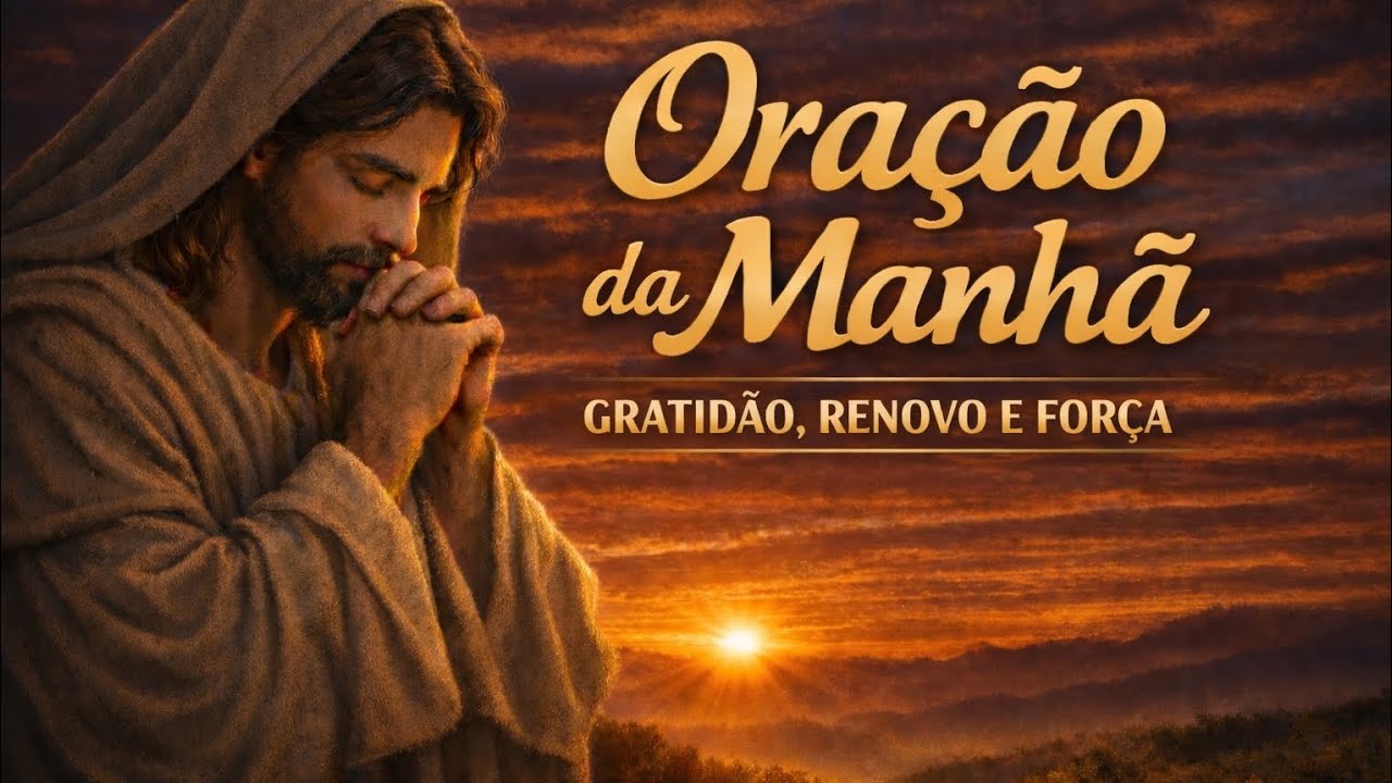 ORAÇÃO DA MANHÃ DE GRATIDÃO | SEXTA-FEIRA DO RENOVO, RECEBA RENOVO E FORÇA