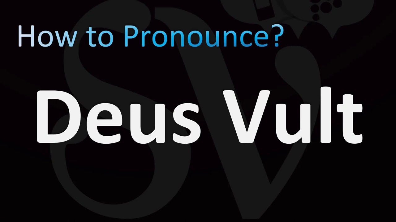 Как произносится Deus Vult? (лат.) со значением