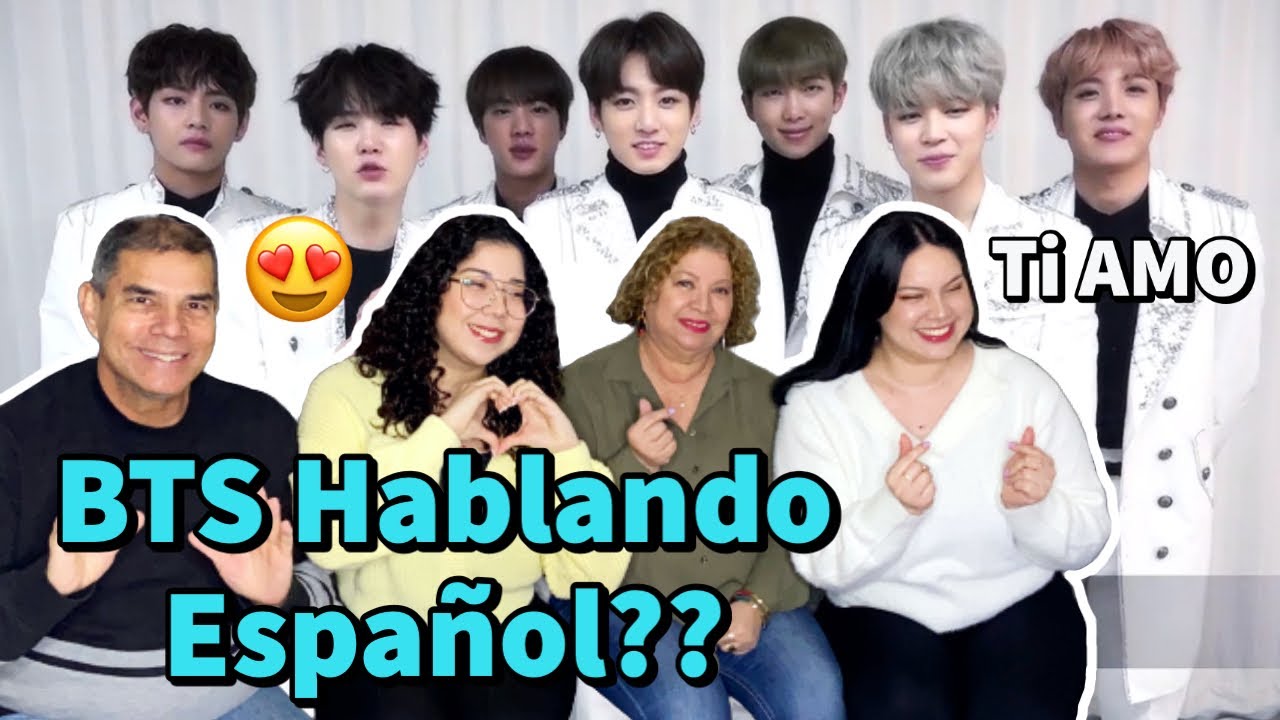 BTS Hablando Español!! 😱 | Reacción EN FAMILIA!! 😍✨✨