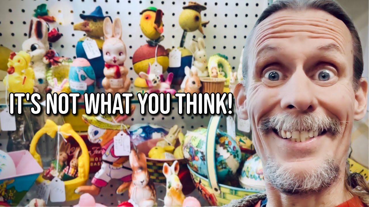 Bright Vintage Shopping After Dark at Antique World Colossus