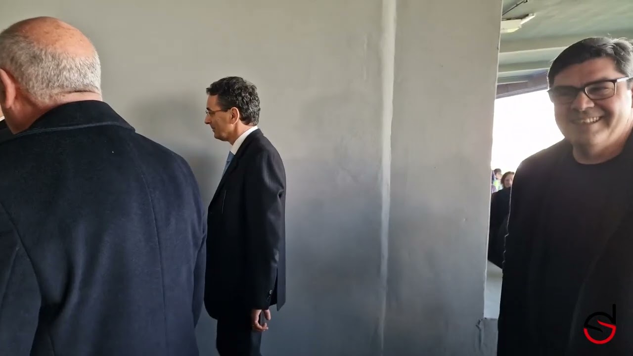 Inaugurazione dell'impianto di videosorveglianza dello stadio 
