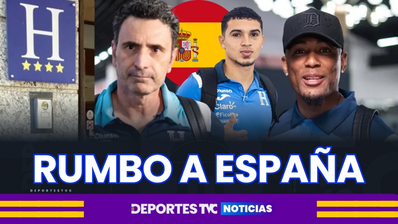 La Selecci&oacute;n de Honduras sale rumbo a Espa&ntilde;a desde el aeropuerto de San Pedro Sula