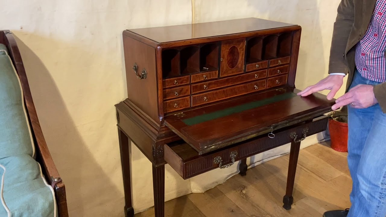 Antique Georgian Cabinet With Secret Drawers