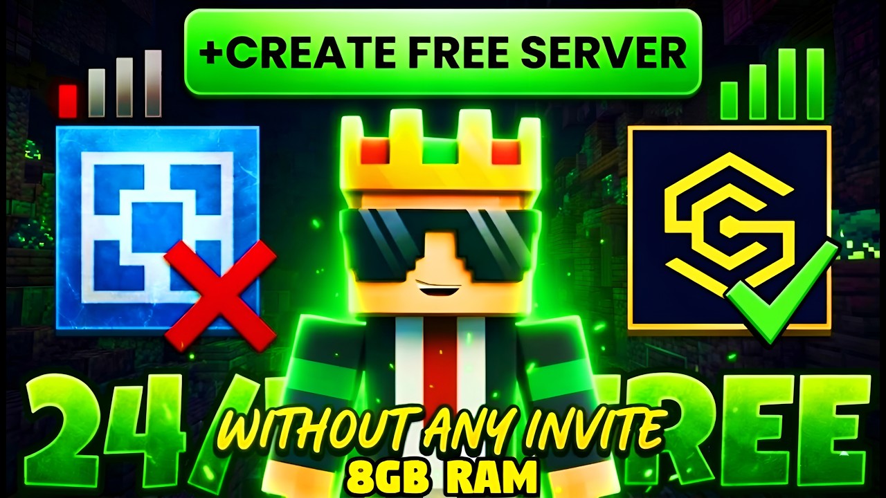 How To Make Free Minecraft Server 24x7 | Best Free 24/7 Minecraft Hosting🟢