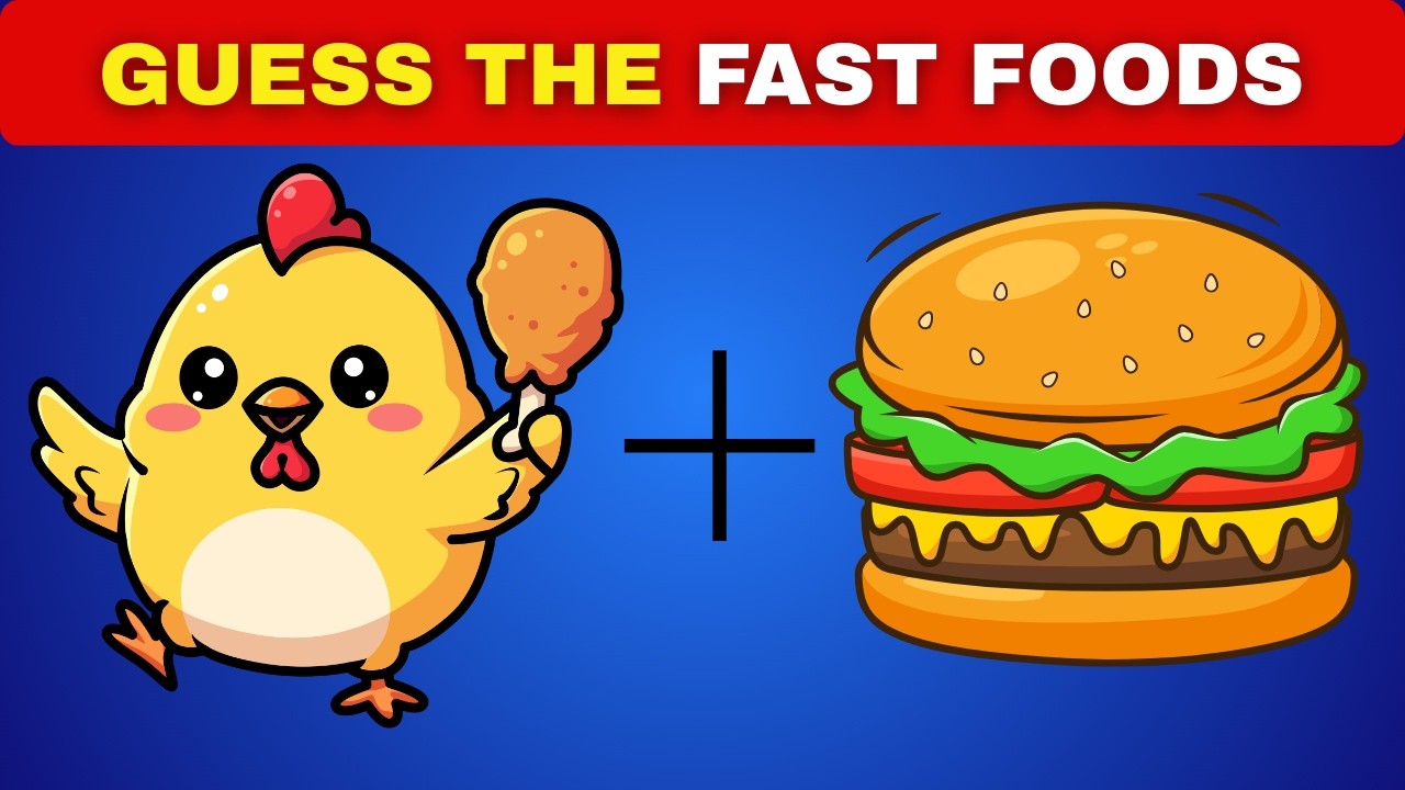 Guess The Fast Foods By Emoji | IQ Challenge 2026