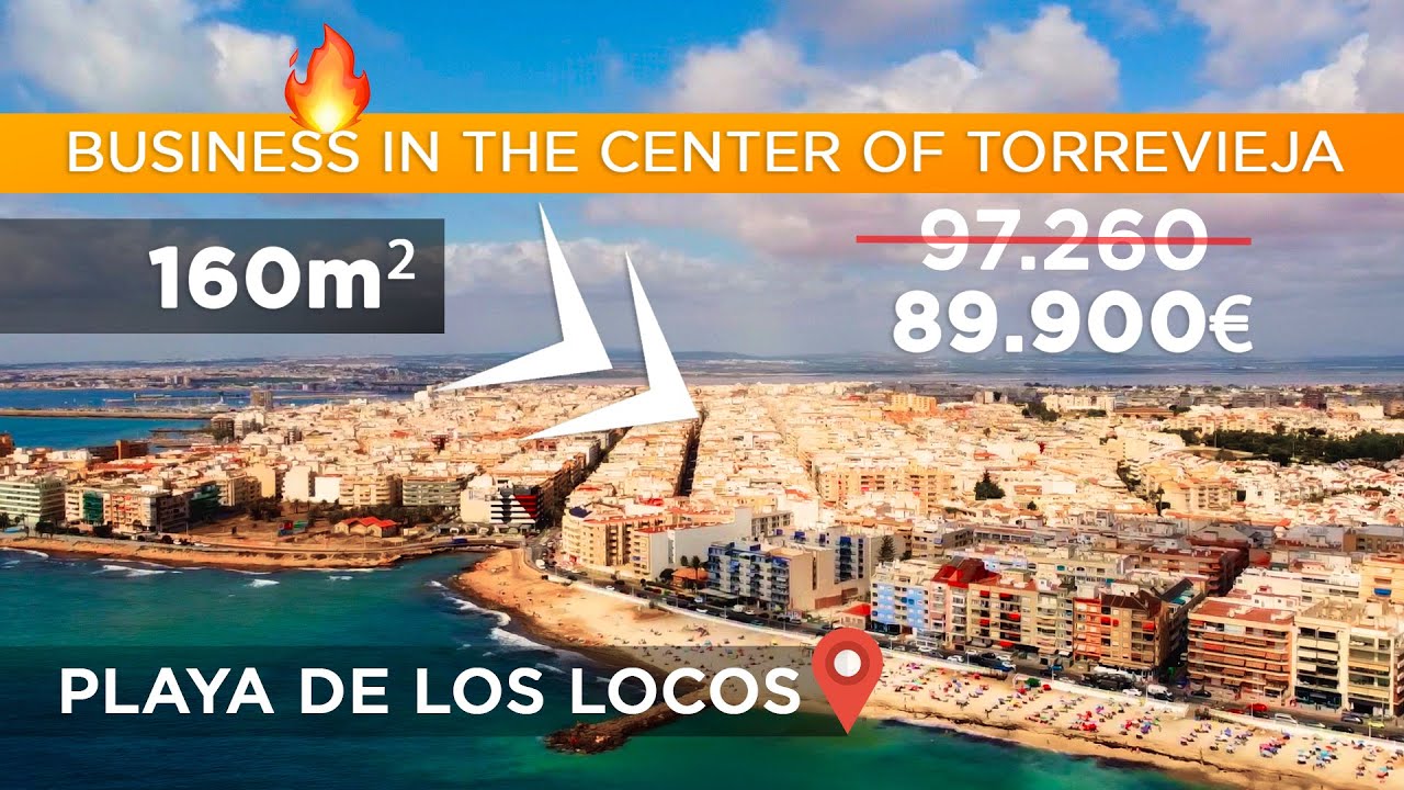 Business 💲🌊🌴 Local in the center of Torrevieja close to the beach in sunny Spain