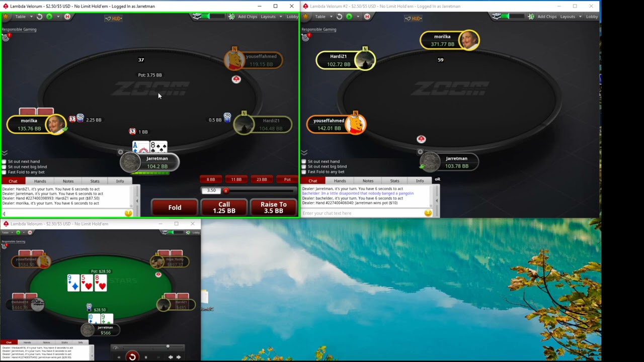 #48 500NL Zoom PokerStars Live Play & Explain w/ Commentary - Jarretman