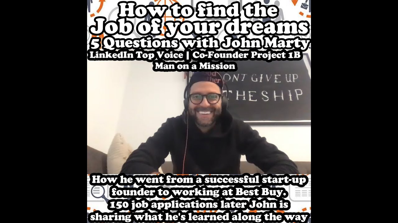John Marty - from startup founder to working at Best Buy. Entrepreneurship isn't always glamourous.