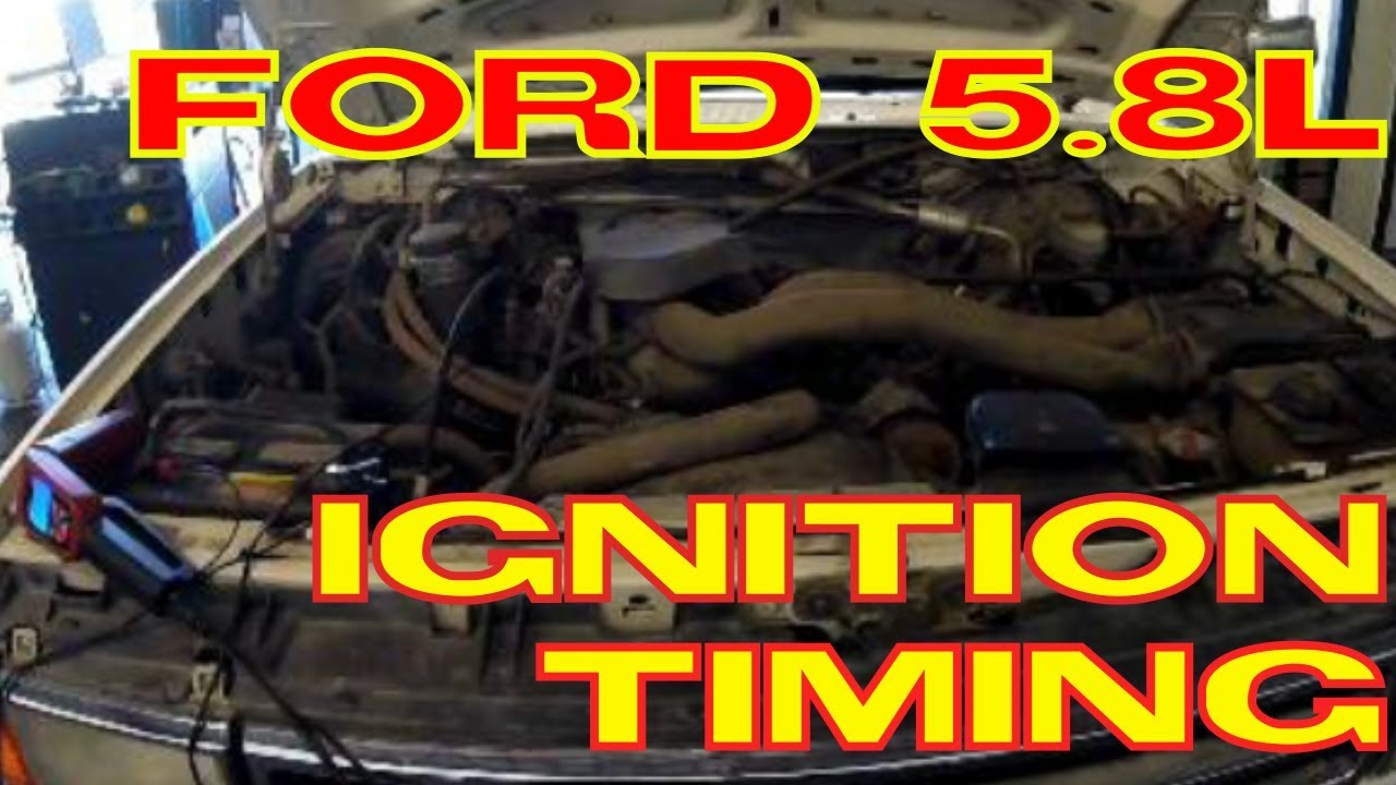 Угол опережения зажигания Ford 5.8L / 5.0L Windsor