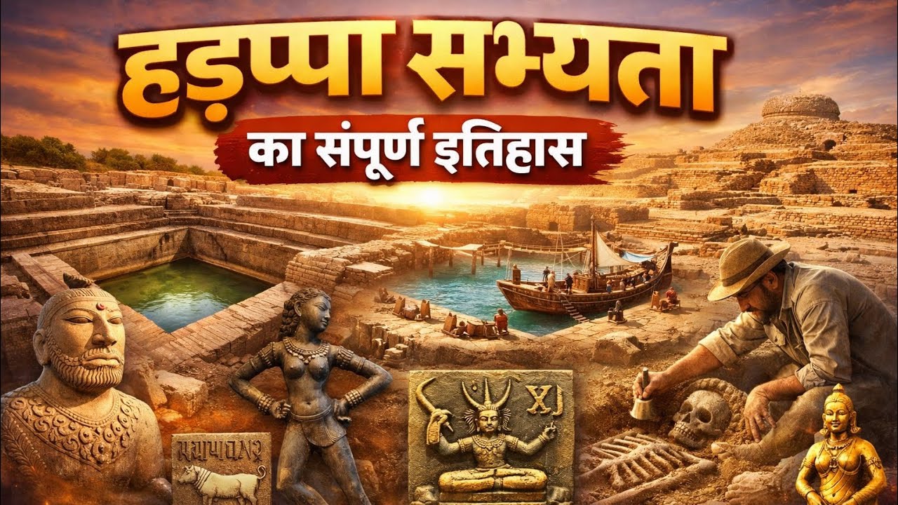 Indus Valley Civilization Explained | हड़प्पा सभ्यता के सभी स्थल और खोज | BPSC SSC UPSC Exam Special