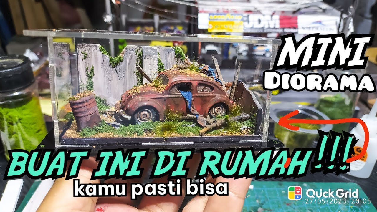 diorama hotwheels ini ternyata Murah! Spil harga bahan bahan diorama #diorama #dioramabuilder #fyp