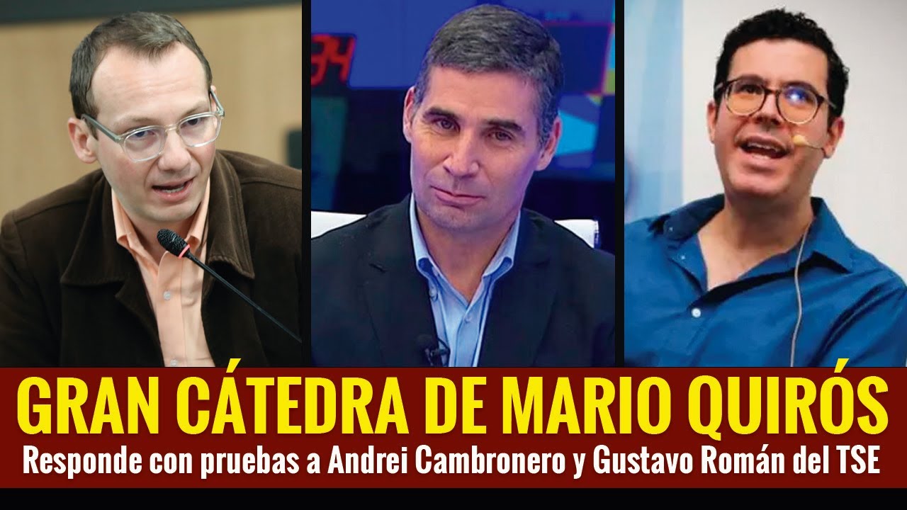 Mario Quir&oacute;s contesta, refuta y ofrece c&aacute;tedra a los voceros del TSE por inmunidad del Presidente
