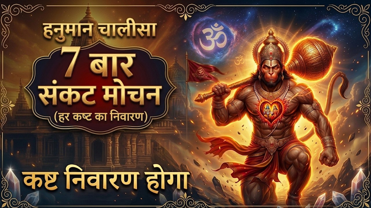 श्री हनुमान चालीसा | Hanuman Chalisa | जय हनुमान ज्ञान गुण सागर | Jai Hanuman Gyan Gun Sagar
