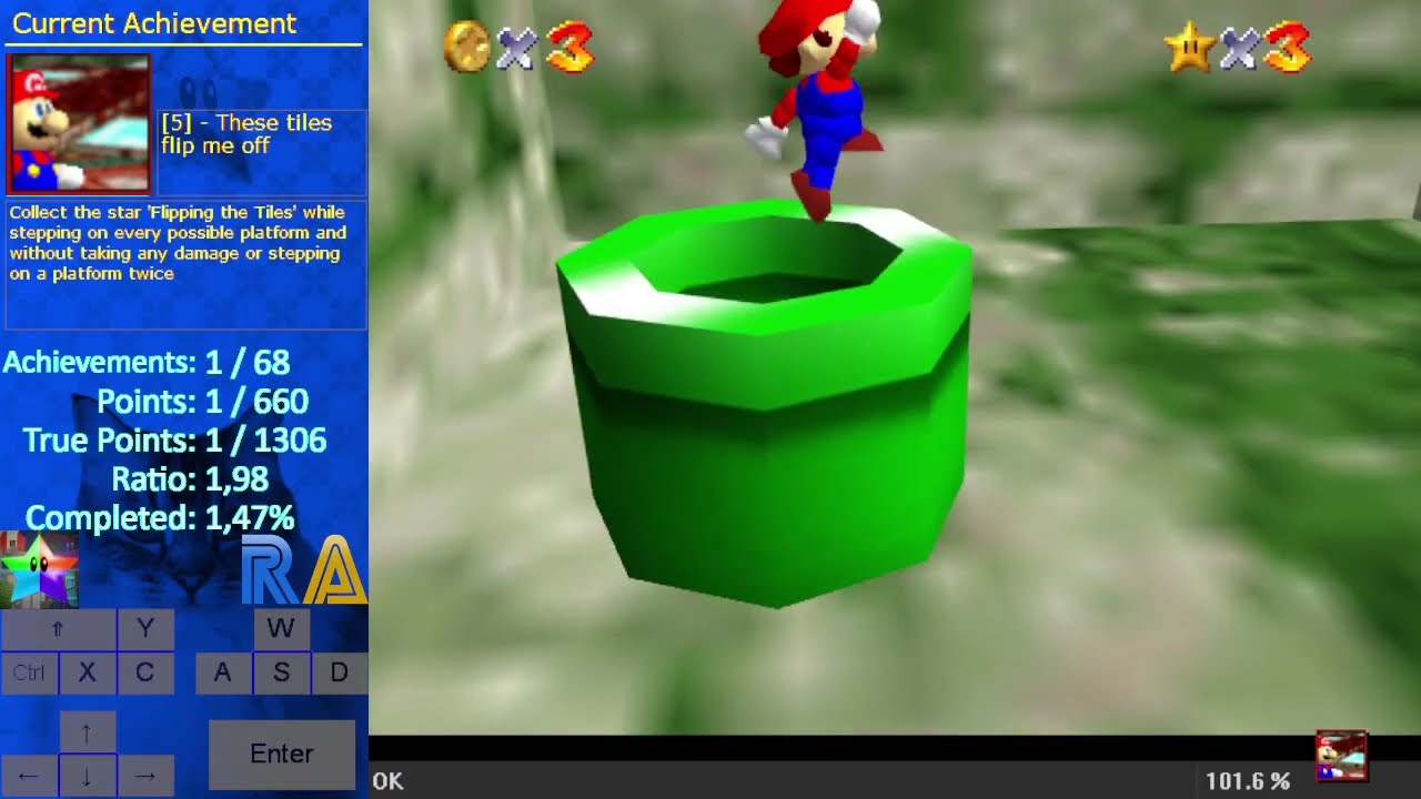 SM64 Through the Ages RetroAchievements