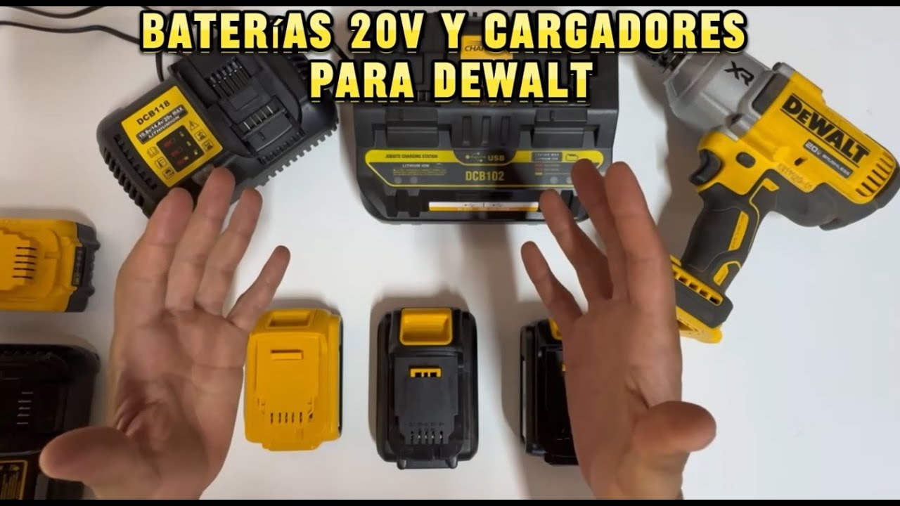 Baterías 20V y cargadores compatibles con DEWALT #dewalttools #dewalt #liionbattery #batterycharger