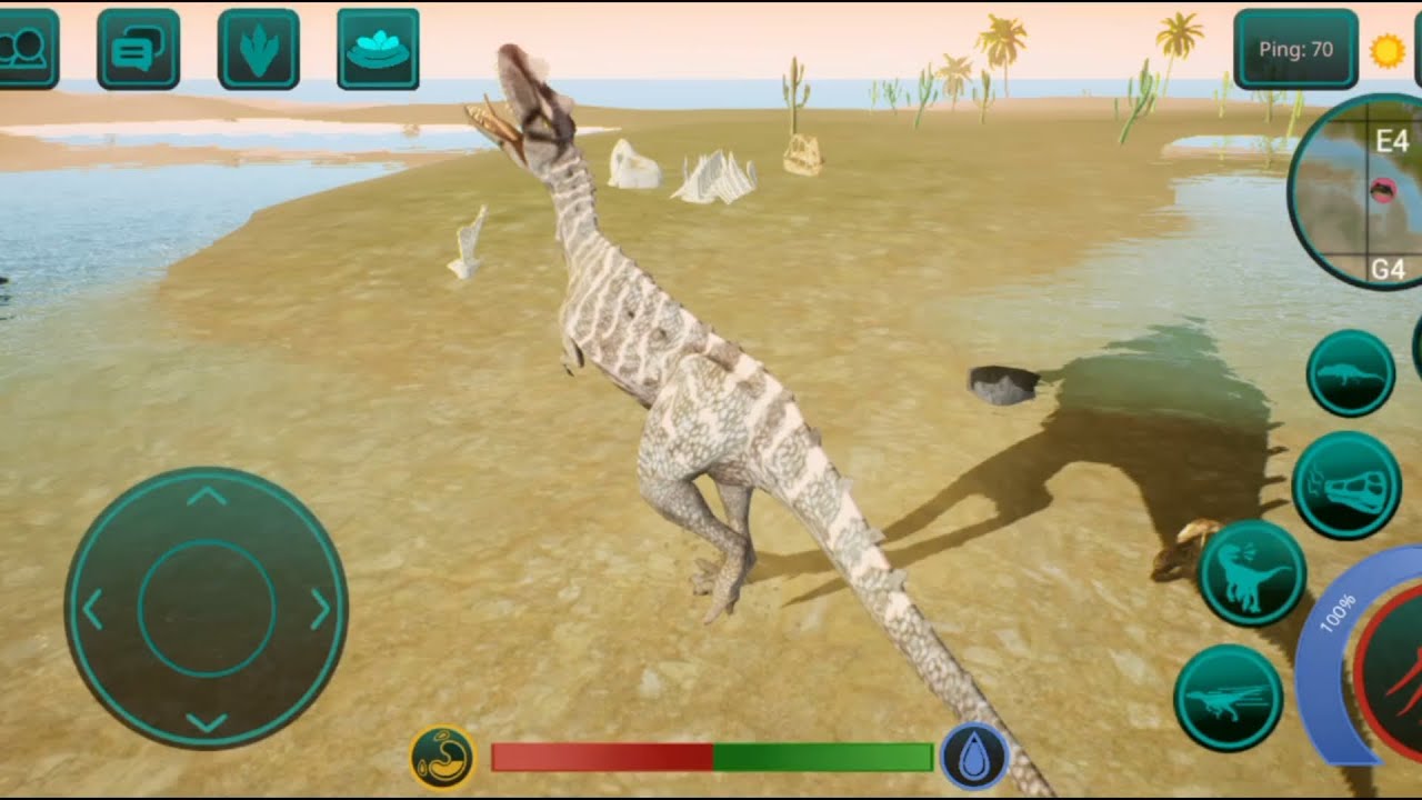 Gameplay de ceratosaurus🦖(the cursed isle)