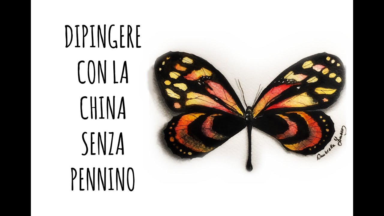 Come dipingere con la China senza pennino. (Tecniche pittoriche) Arte per Te
