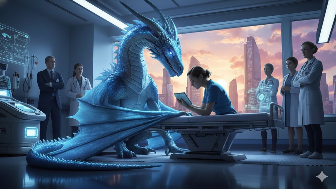 Menschliche Krankenschwester rettet einen Drachen und wird gefeuert – was am nächsten Tag......