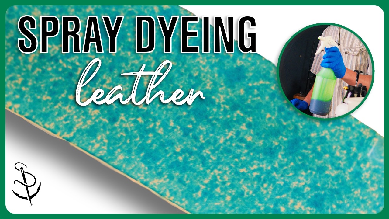 DIY Leather Dye Techniques With Household Sprayers