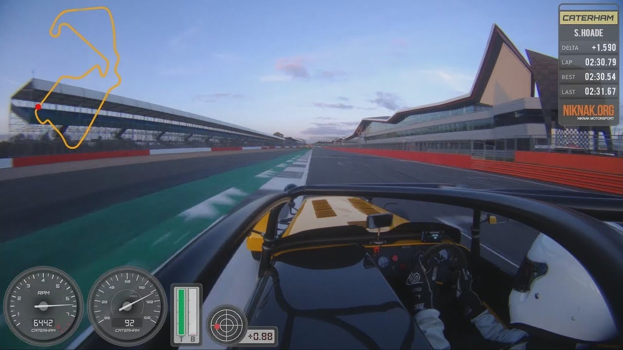 Caterham at Silverstone GP, November 6th 2017 - fastest lap