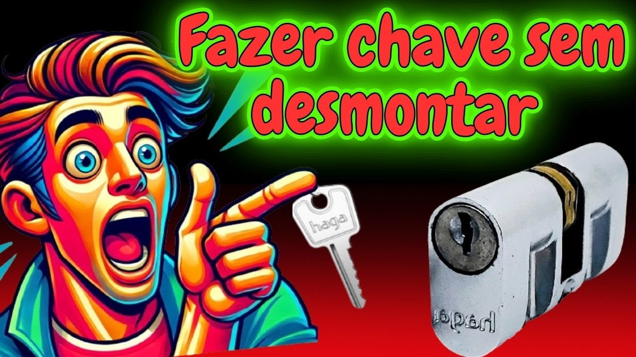 ✅COMO FAZER CHAVE PARA MIOLO SEM DESMONTAR HAGA