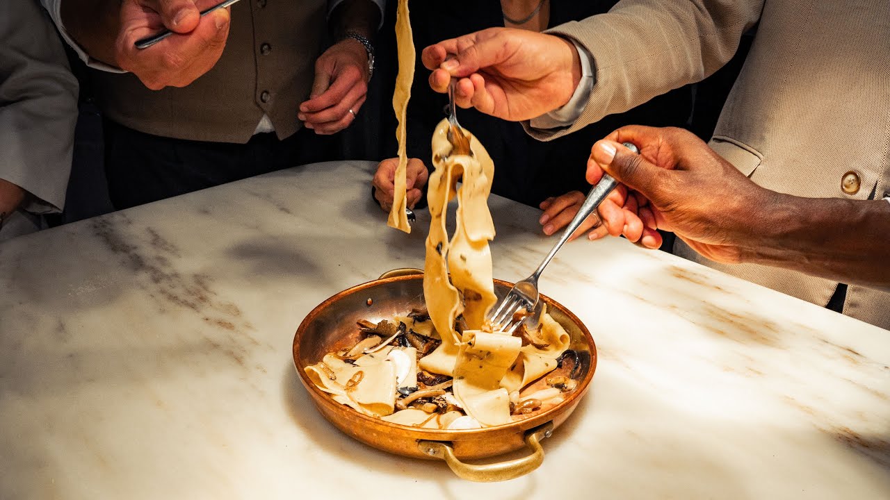Pappardelle ai Funghi Selvatici e Tartufo Nero Invernale