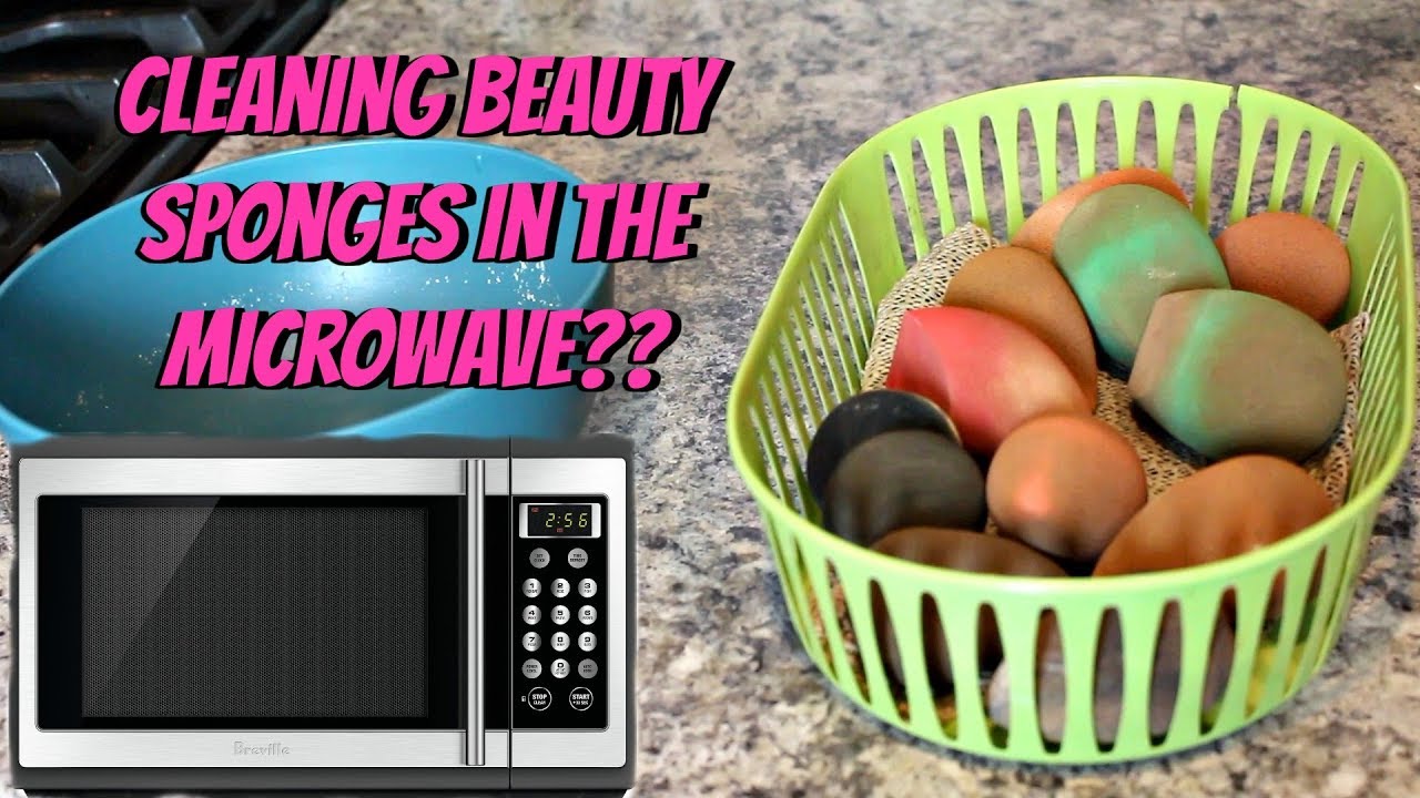 Beauty Blender HACK | Clean Your Beauty Sponges In The Microwave???