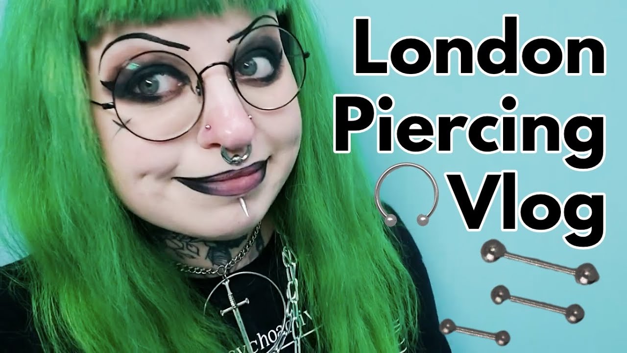 3 Girls, 5 Piercings! London Adventure Vlog // Emily Boo & Frenz