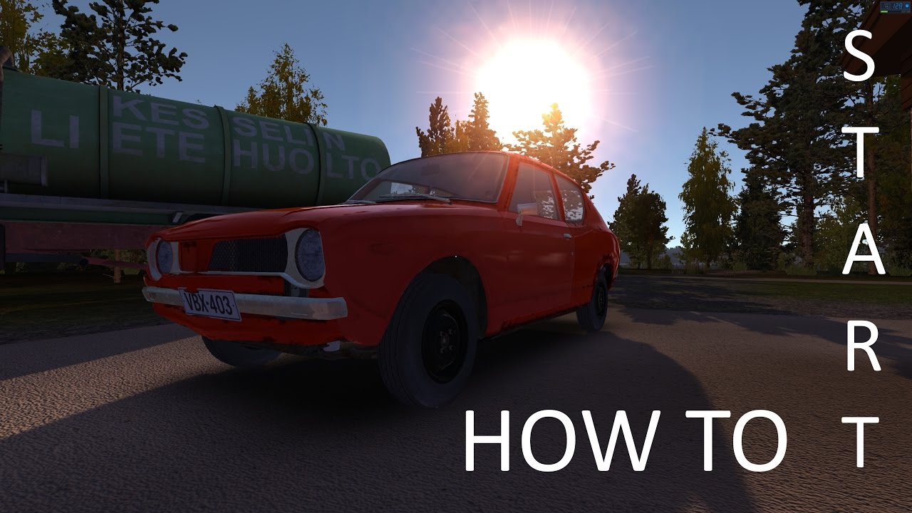 My Summer Car - How to start Satsuma